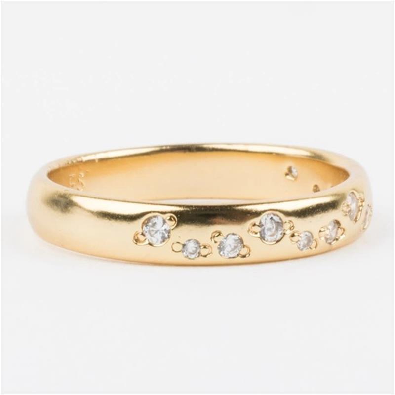 Women's simple alloy ring