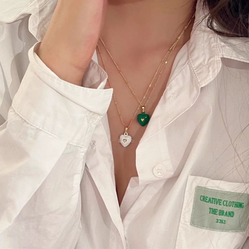 Colorful Love Heart Necklace