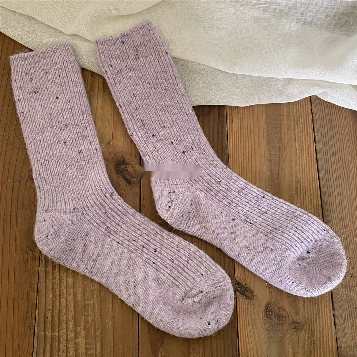 Women´s Socks Solid color Cashmere