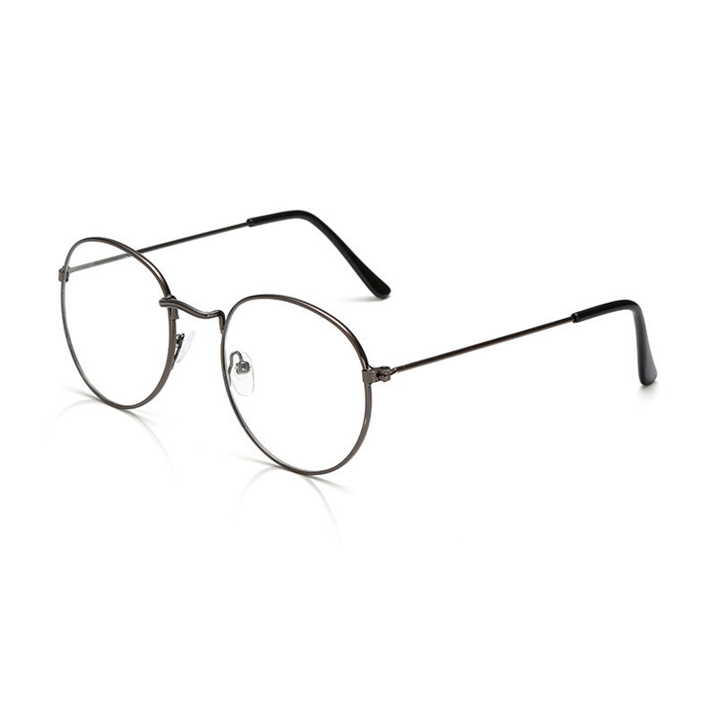 Anti-blue Light Glasses Men's And Women's Korean-style Retro Oval