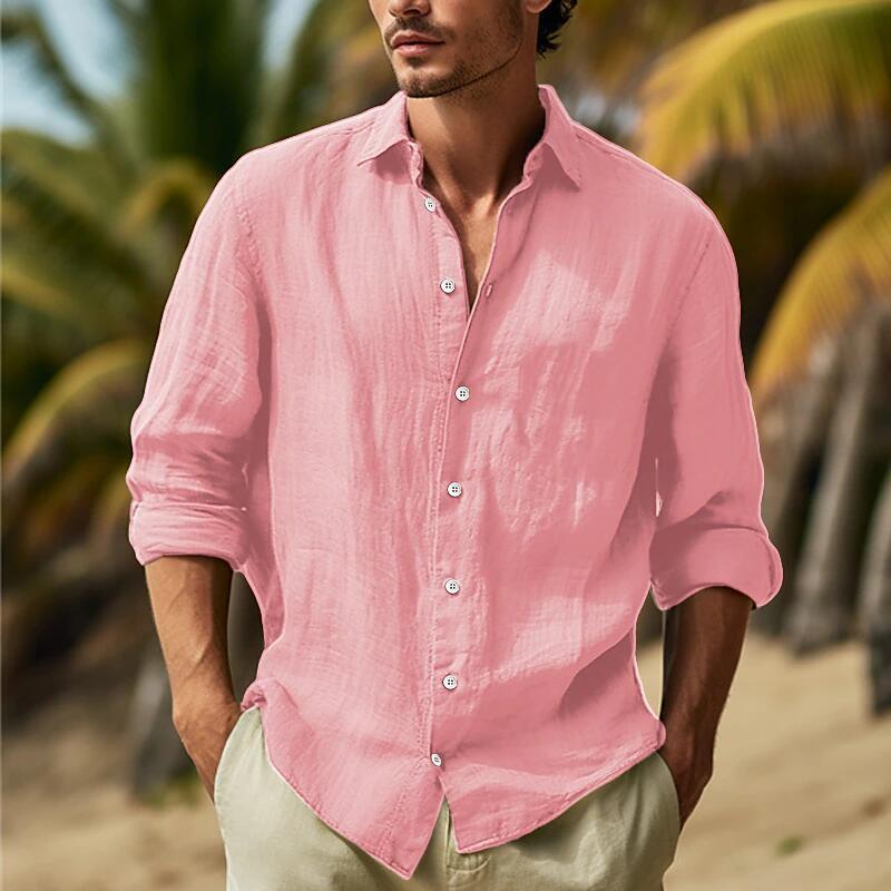 Men's Casual Solid Color Shirt