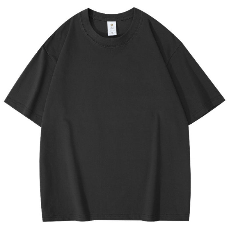 Loose-fitting round-neck T-shirt