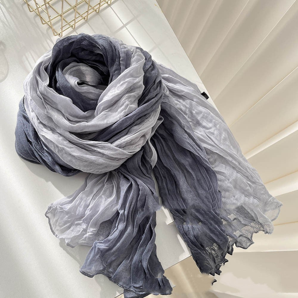 Men's And Women's Color Long Strip Cotton And Linen Feel