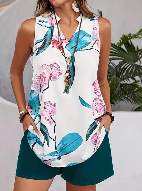 Women's Sleeveless Two-piece Set