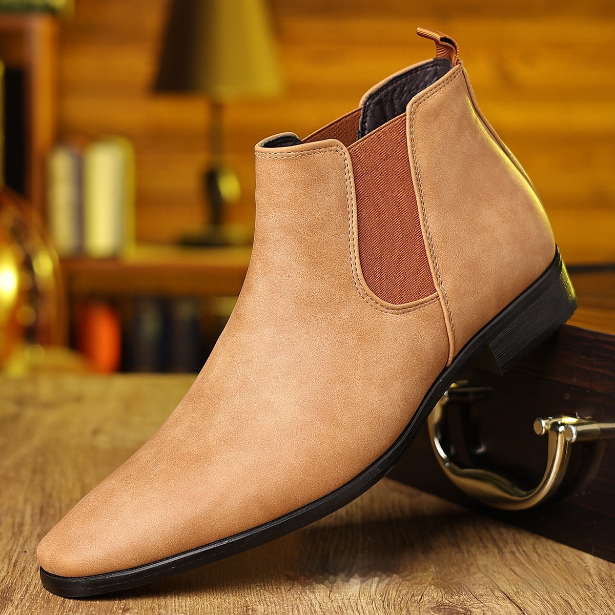 Men's British Style Leather Boots