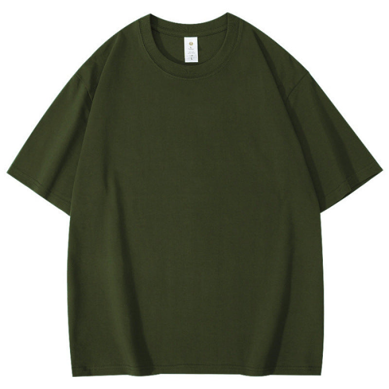 Loose-fitting round-neck T-shirt