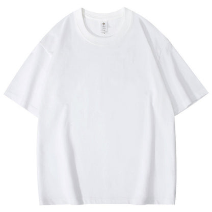 Loose-fitting  round-neck T-shirt