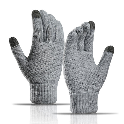 Men's and Women's gloves Cashmere-like Thickened Warm
