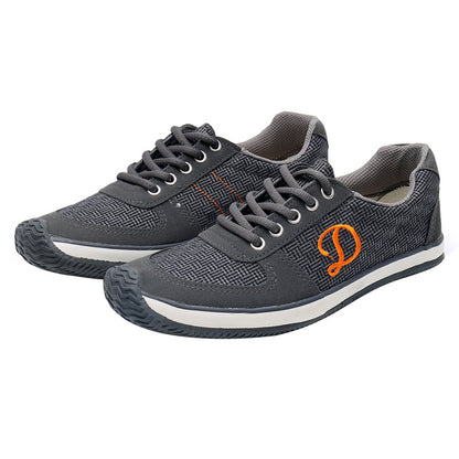 Men's casual cotton linen canvas sneakers