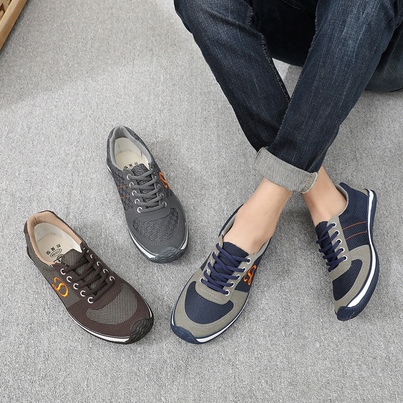Men's casual cotton linen canvas sneakers