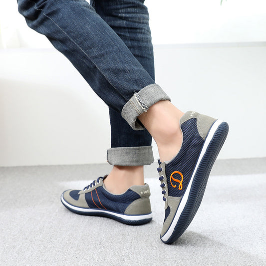 Men's casual cotton linen canvas sneakers