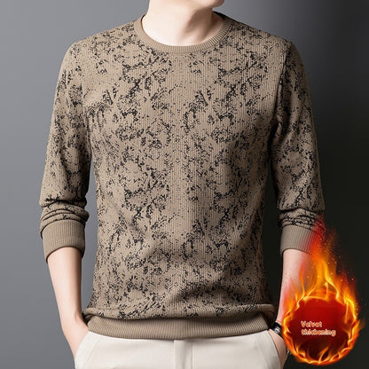 Men's Sweater Round Neck Long-sleeved