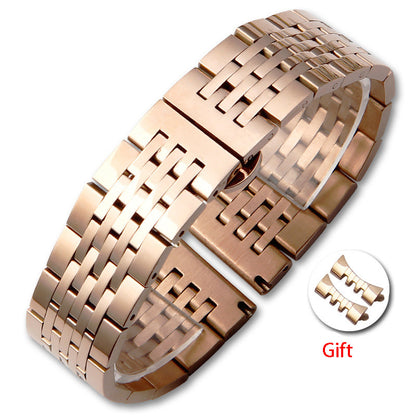 Stainless Steel Solid Seven Beads Strap