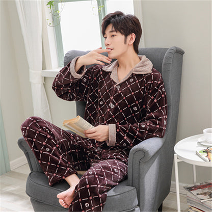Men's warm casual homewear