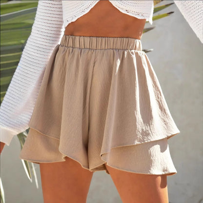Shorts Women's Clothing High Waist Fashion Three Points