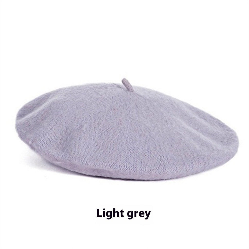 Women's Wool Beret Vintage Hat