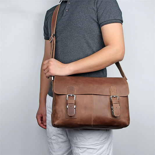 Leather Crossbody Bag For Men