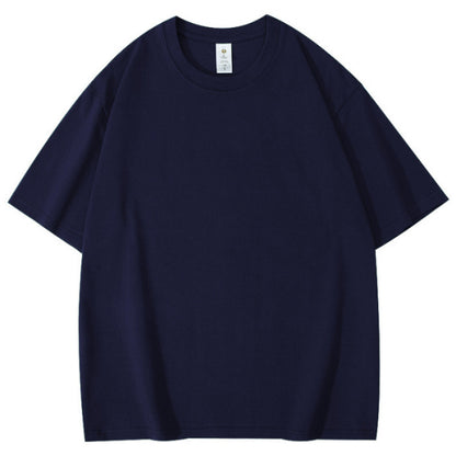 Loose-fitting  round-neck T-shirt