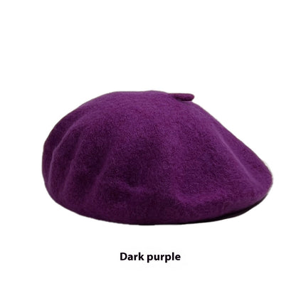 Women's Wool Beret Vintage Hat