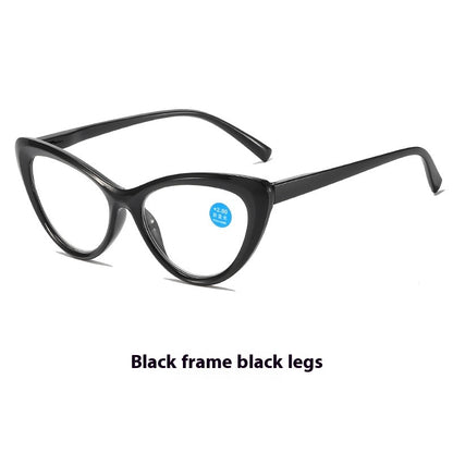Women's Reading Glasses - Cat Eye Design with Blue Light Filter