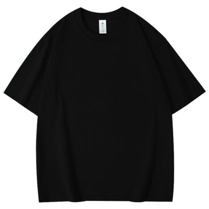 Loose-fitting  round-neck T-shirt