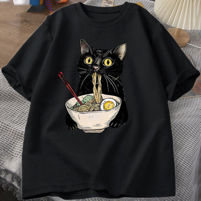 Women´s Print Cat T-Shirt