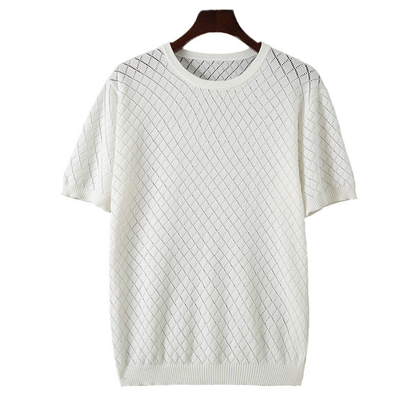 Men's short-sleeved cotton T-shirt