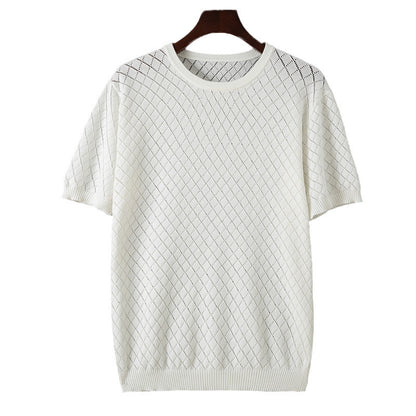 Men's short-sleeved cotton T-shirt