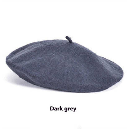 Women's Wool Beret Vintage Hat