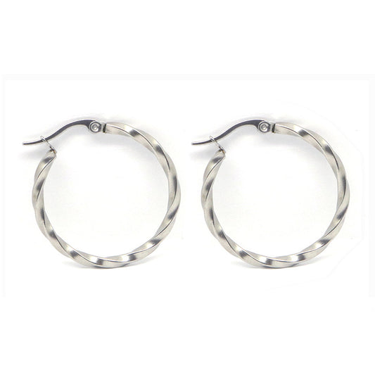 Large circle earrings