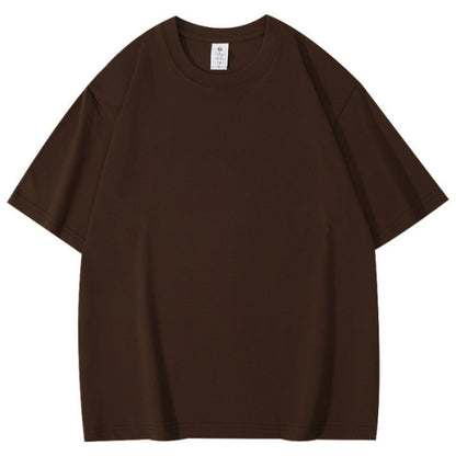 Loose-fitting  round-neck T-shirt