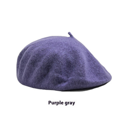 Women's Wool Beret Vintage Hat