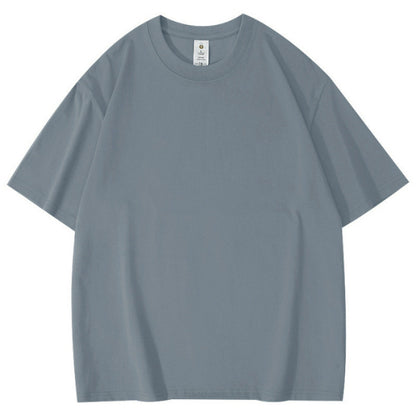 Loose-fitting  round-neck T-shirt