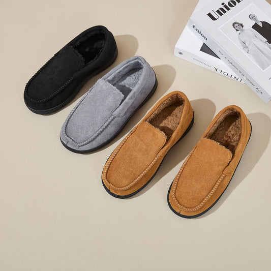 Men's Casual Home Fleece-lined  Slippers