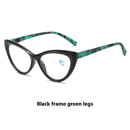 Women's Reading Glasses - Cat Eye Design with Blue Light Filter