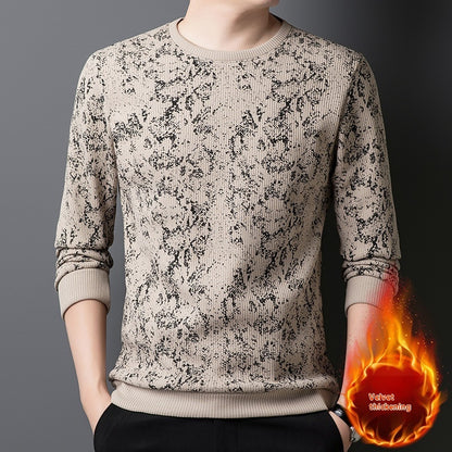 Men's Sweater Round Neck Long-sleeved