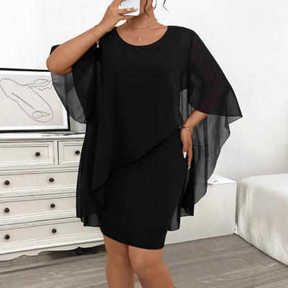 Women´s Dress Chiffon Shawl Wrapped Hip
