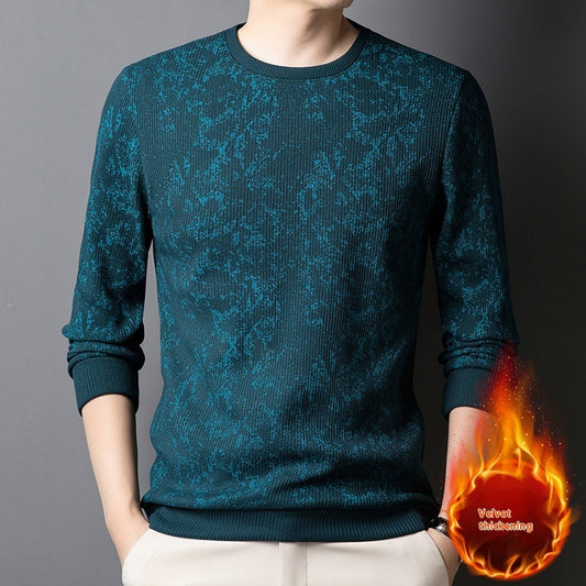 Men's Sweater Round Neck Long-sleeved