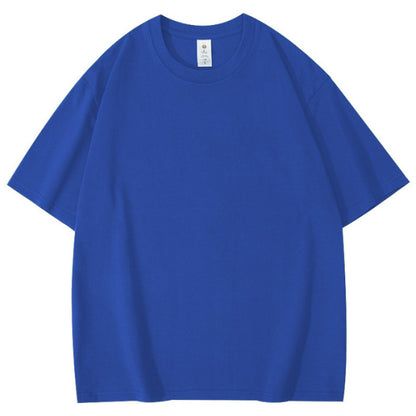 Round neck, short-sleeved T-shirt
