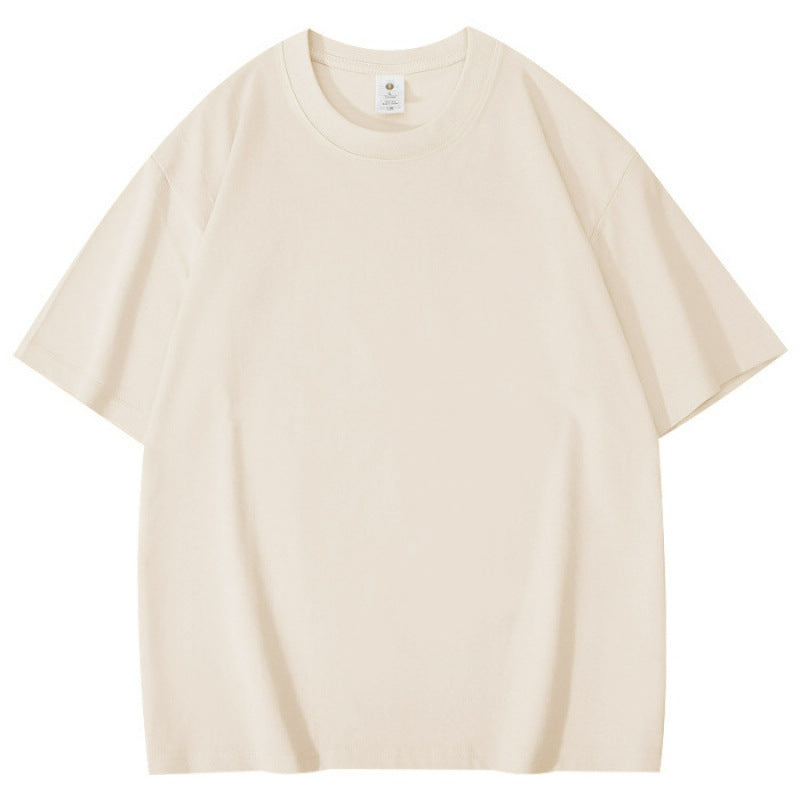 Round neck, short-sleeved T-shirt