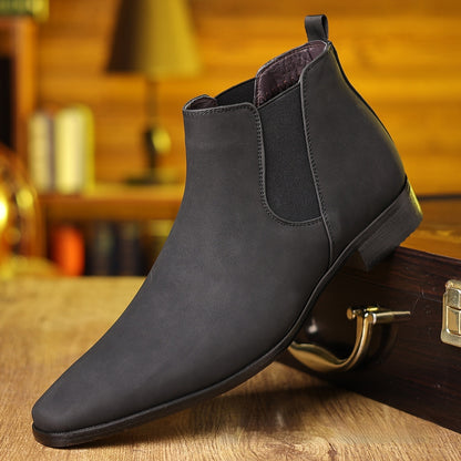 Men's British Style Leather Boots