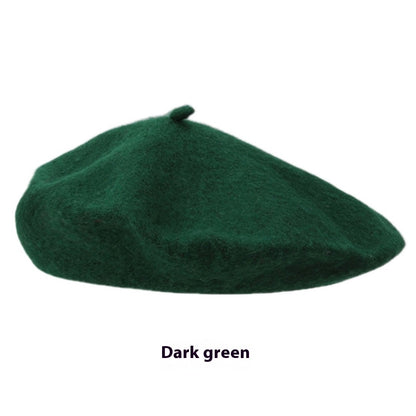 Women's Wool Beret Vintage Hat