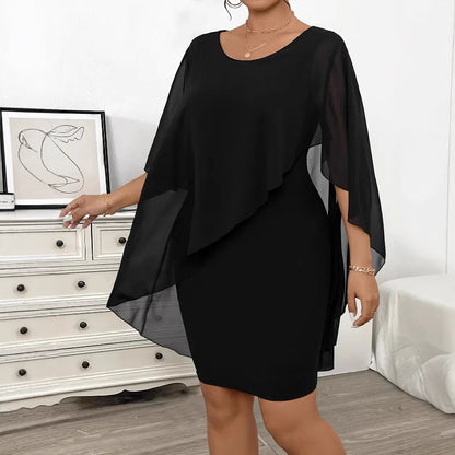 Women´s Dress Chiffon Shawl Wrapped Hip