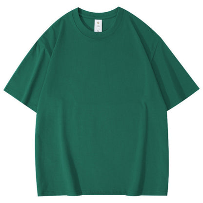 Round neck, short-sleeved T-shirt