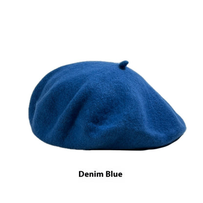 Women's Wool Beret Vintage Hat