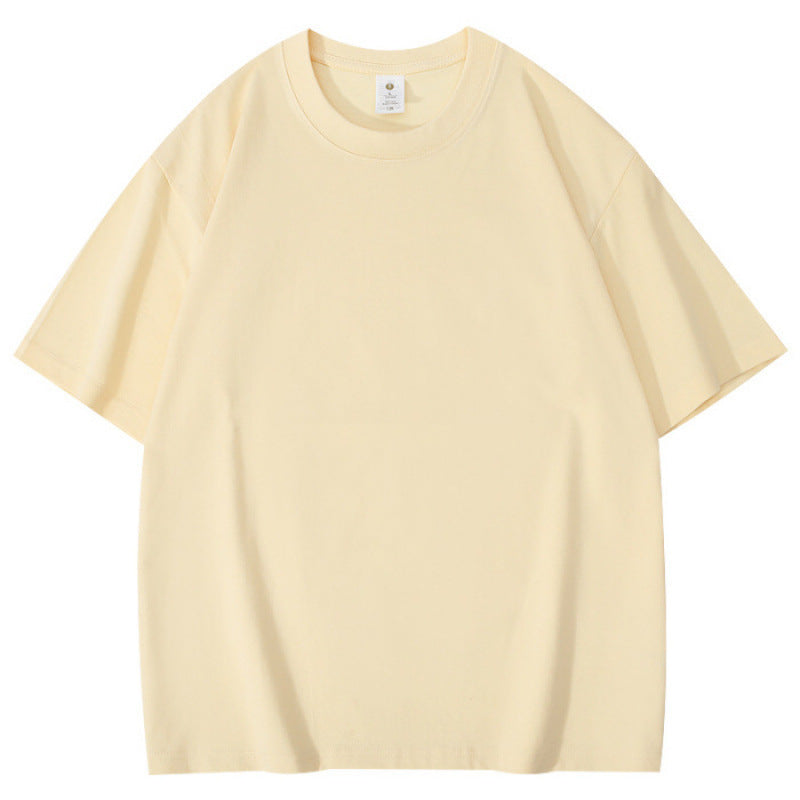 Loose-fitting  round-neck T-shirt