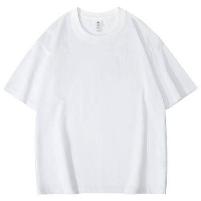 Round neck, short-sleeved T-shirt