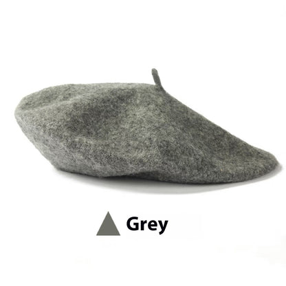 Women's Wool Beret Vintage Hat