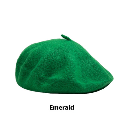Women's Wool Beret Vintage Hat