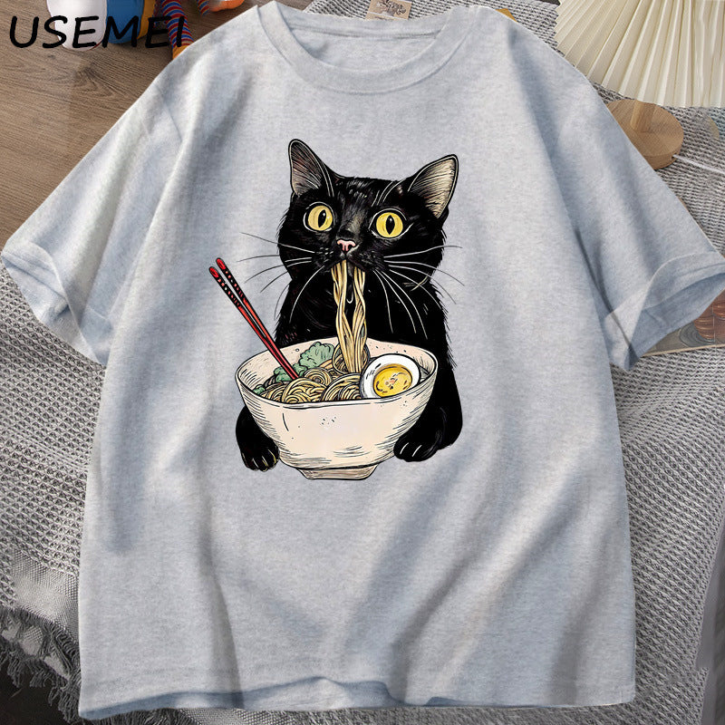 Women´s Print Cat T-Shirt